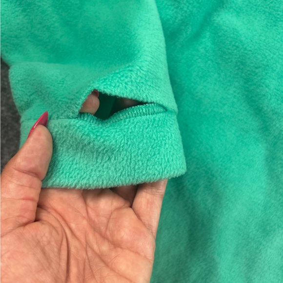 COLUMBIA Girls Green/Blue Full Zip Fleece Jacket size: XL (18/20) - Picture 5 of 7